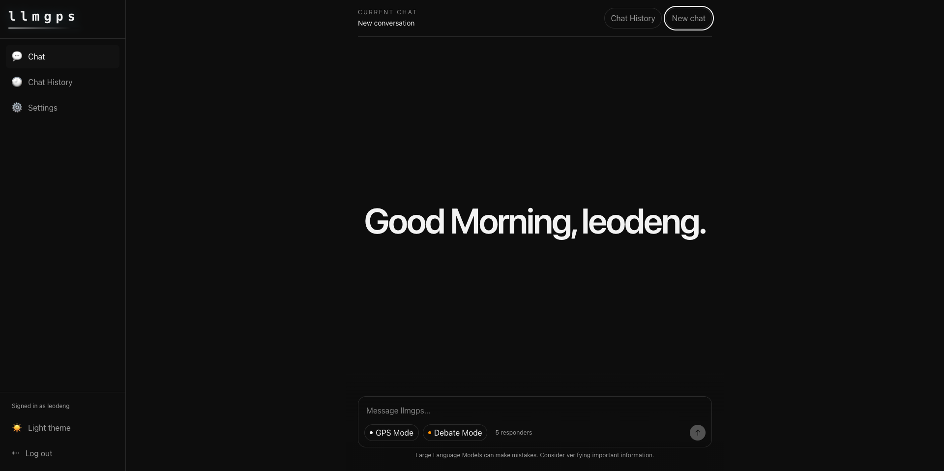 llmgps screenshot
